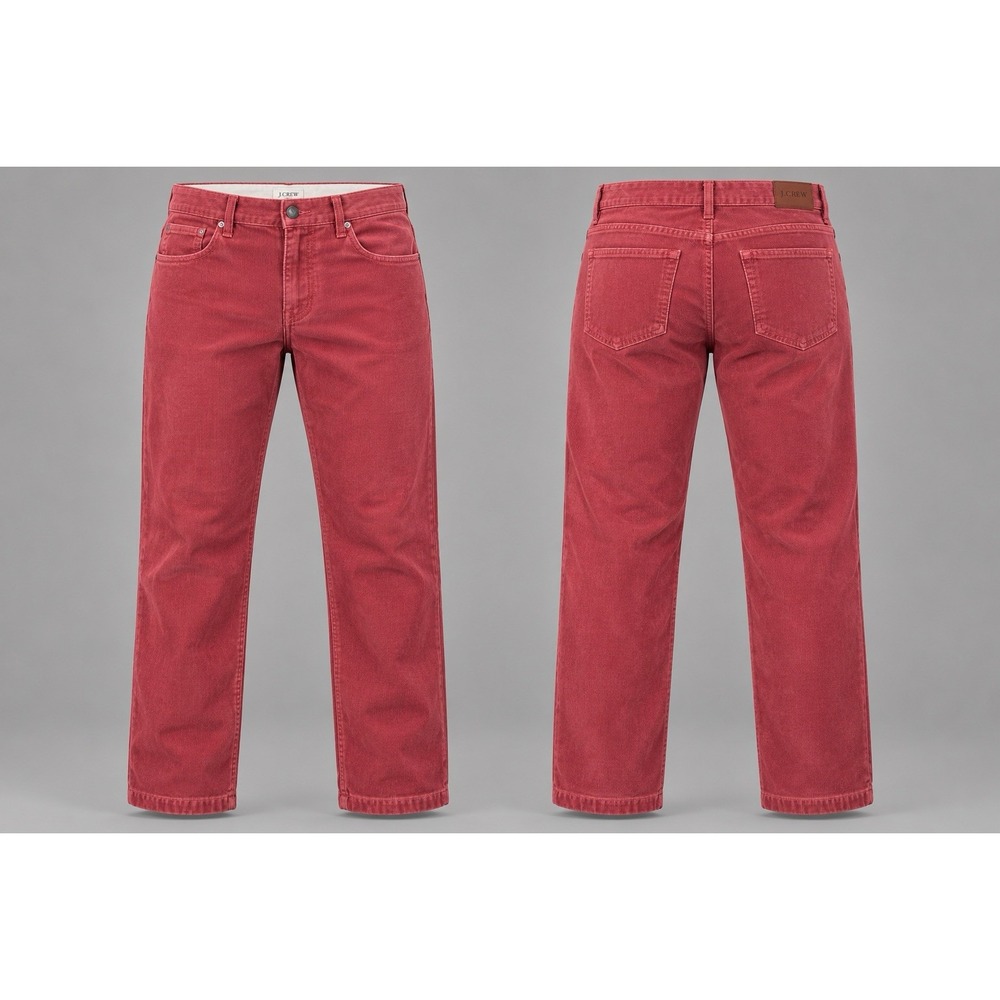 Peter Millar corduroy Mens 42x28 mauve/pink 5 Pocket Straight Leg y2k golf